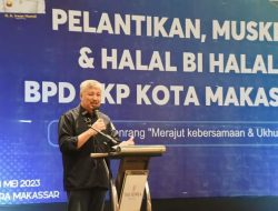 Bupati Pinrang Hadiri Pelantikan BPD KKP Kota Makassar