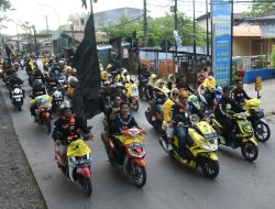 Laskar Anak Lorongna Kawal Golkar Makassar Daftar Bacaleg ke KPU