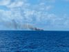 KRI Teluk Hading 538 Terbakar; Kobaran Api dari Bagian Belakang Kapal