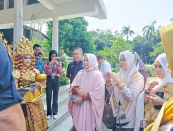 Tiba di Palembang, Erna Rasyid Taufan ‘Welcome Drink’ di Rujab Wali Kota Palembang