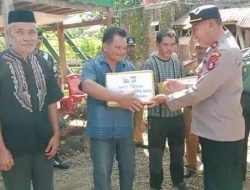 Polsek Bersama Koramil 1404-03 dan Pemerintah Kecamatan Mattiro Bulu Gelar Baksos