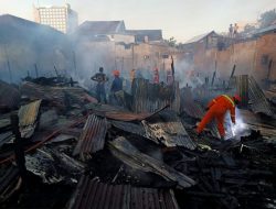 Diduga Gara-gara Obat Nyamuk, 17 Unit Rumah Warga di Rappocini Ludes Terbakar