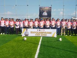 Peringati Hari Bhayangkara ke-77, Polrestabes Makassar Gelar Pertandingan Sepak Bola Mini