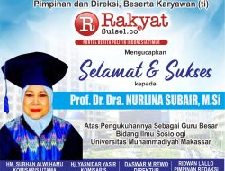 Kanker Tak Jadi Halangan, Nurlina Subair Jadi Guru Besar Ilmu Sosiologi di Unismuh Makassar