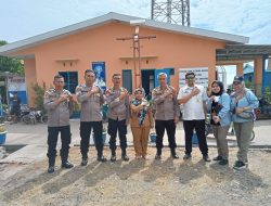 Pembangunan Polsubsektor Kepulauan Sangkarrang, Polres Pelabuhan Makassar Bersama BPN Lakukan Pengukuran Tanah