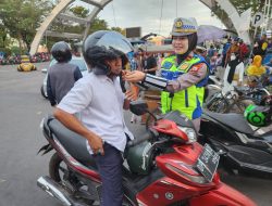 Satlantas Polres Pelabuhan Makassar Ingatkan Keselamatan Berkendara