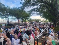 10 Ribu Warga Muhammadiyah Salat Iduladha di Anjungan Pantai Losari