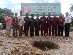 Mudahkan Pelayanan, KSP Balo’ta Bangun Gedung Baru di Padang Sappa