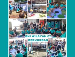 Meraih Berkah Hari Raya Idul Adha 1444 H, BNI Kantor Wilayah 07 Melaksanakan & Berbagi Qurban