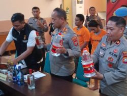 Penyelundupan Ribuan Botol Miras Produk Cina ke Morowali Digagalkan Polrestabes Makassar