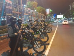 Antisipasi Kejahatan Malam Hari, Satsamapta Polres Pelabuhan Makassar Gencar Patroli Hingga Dini Hari