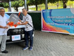 BNI Serahkan Grand Prize 1 Unit Hyundai Creta Kepada Pemenang Undian Rejeki