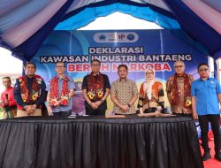 Bersama BNNP Sulsel – KNPI Bantaeng, Bupati Ilham Azikin Hadiri Deklarasi Kawasan Industri Bersih Narkoba