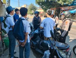 Patroli Mobile Tim Perintis Presisi Polres Gowa Jaring Pelajar Bolos Sekolah