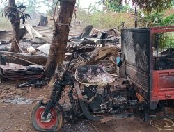 Bunuh Tetangganya, Rumah dan Motor Dinas Petugas Kebersihan di Makassar Habis Dibakar Warga
