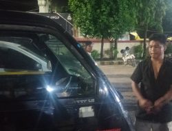 Diduga Mabuk Lalu Aniaya Sopir Mobil, Bogel Terpaksa Digelandang ke Polsek Tamalate
