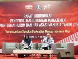 Kanwil Kemenkumham Sulsel Ikuti Sosialisasi Penilaian Mandiri AKIP