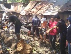 Rumah Warga Tertimpa Pohon, Anggota DPRD Makassar Turun Tangan