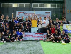 Trophy Mini Soccer FourFeo Kemerdekaan Jadi Kado Spesial BRI Pangkep di HUT Proklamasi 