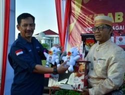 Sekda Palopo Hadiri Serah Terima Bendera Kirab Pemilu