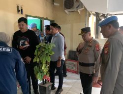 Dipimpin Kapolres, Ratusan Personel Polres Pelabuhan Makassar Jalani Tes Urine Mendadak