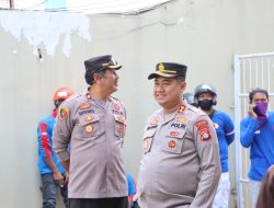 Kapolres Pelabuhan Makassar Turun Langsung Pimpin Pengamanan Unjuk Rasa Buruh
