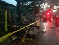 14 Lapak Warga di Samping Gor Sudiang Hangus Terbakar, Polisi Duga Karena Korsleting Listrik 