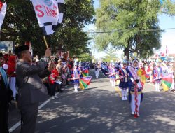 Lomba Gerak Jalan Indah Antar Sekolah Meriahkan Peringatan HUT ke-78 RI di Kepulauan Selayar