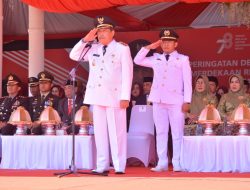 Detik-Detik Proklamasi Kemerdekaan ke-78 RI tingkat Kabupaten Sidrap Berlangsung Hikmat