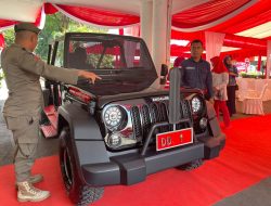 ‘Jipand’ Mobil Listrik Karya Siswa SMK 2 Pangkep, Curi Perhatian di Perayaan HUT ke-78 RI