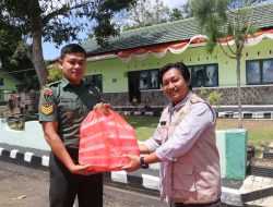 TNI AD Bersama Baznas Bone Berbagi Kebahagiaan Jumat Berkah