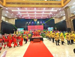 Memakai Patonro, 300 Siswa SD di Takalar Tampil Hibur Ribuan Penonton di CPI Makassar