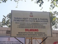 Satpol PP Makassar Dampingi Dinas Pertanahan Kembalikan Aset Milik Pemkot Seluas 15 Hektare