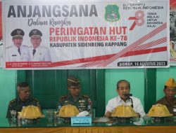 Jelang Puncak HUT RI, Bupati Sidrap Anjangsana ke LVRI