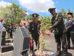 Rangkaian HUT ke-78 Kemerdekaan RI, Jajaran Pemkab Selayar Tabur Bunga di TMP Barugaiya