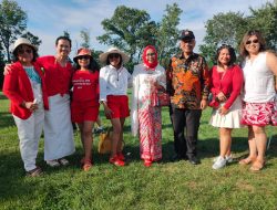 Diaspora Indonesia Upacara HUT RI di Connecticut Amerika