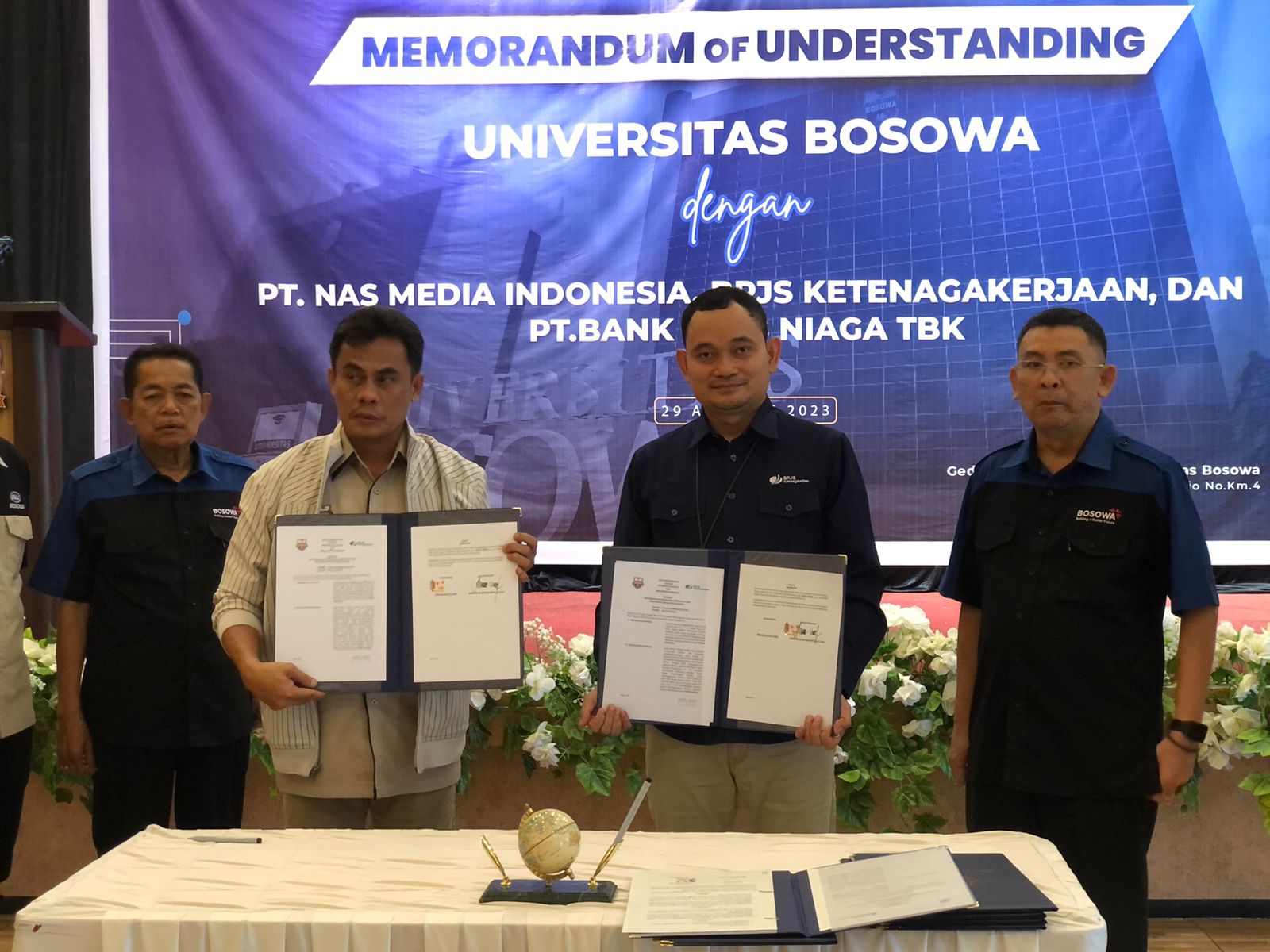 Bpjamsostek Sulama Teken Mou Dengan Universitas Bosowa Dan Yayasan Aksa Mahmud Rakyat Sulsel