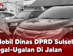 Mobil Pajero Ugal-ugalan di Jalan Raya, Ternyata Kendaraan Dinas DPRD Sulsel