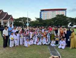Berlaga di Unhas Cup, Kontingen Taekwondo Bantaeng Berhasil Raih 40 Medali
