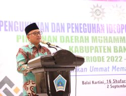 Bupati Ilham Azikin Hadiri Pengukuhan Ideopolitor PD Muhammadiyah dan Aisyiyah Bantaeng