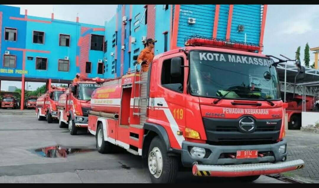Dalam Kurun Waktu 5 Tahun, Damkar Makassar Sebut Kasus Kebakaran Tertinggi Terjadi di Tahun 2023 - Rakyat Sulsel