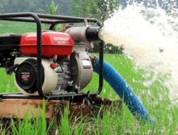 Pemprov Sulsel Salurkan Bantuan Pompa Air ke Penghasil Padi di Wilayah Zona Kuning