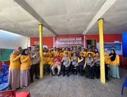 Tingkatkan Harkamtibmas di Pulau Kodingareng, Kapolres Pelabuhan Makassar Melantik FKPM