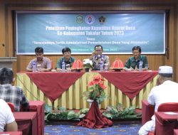PWI Takalar Dampingi Pj Bupati Takalar Buka Pelatihan Peningkatan Kapasitas Aparat Desa