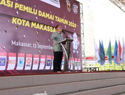 Danny Pomanto Bersama Kapolrestabes dan Forkopimda Deklarasi Pemilu Damai dan Aman di Makassar