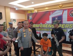 Pelaku Pembusuran di Makassar Ditangkap Polisi, Ternyata Kantongi Sabu