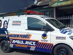 Bacaleg NasDem ini Bakal Tambah Unit Ambulance Gratis