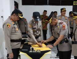 Kapolres Pelabuhan Makassar AKBP Yudi Frianto Pimpin Sertijab Pejabatnya