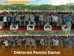Ketua DPRD Makassar, Rudianto Lallo Hadiri Deklarasi Pemilu Damai 2024