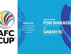 AFC Cup 2023: Jamu Sabah FC di Stadion Kapten I Wayan Dipta, PSM Makassar Wajib Menang